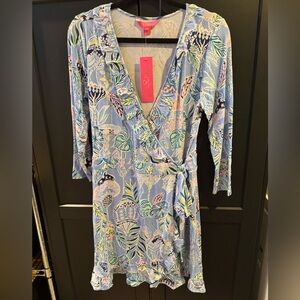 Lily Pulitzer wrap dress, Sz M, NWT